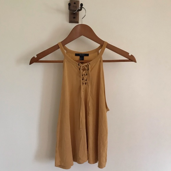 Forever 21 lace up top - Picture 1 of 2